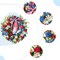 20inch Patriotic American Wreaths for Front Door,4th of July Independence Day Wreath Red White Blue Wreath for Window Door Decoration